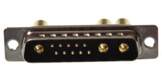 NORCOMP 680M13W3103L401 Combination Layout D Sub Connector, Power-D 680M Series, DB-13W3, Plug, 13 Contacts