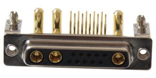 NORCOMP 684M13W3203L461 Combination Layout D Sub Connector, Power-D 684M Series, DB-13W3, Receptacle, 13 Contacts