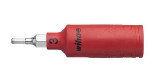 WIHA 43110 Bit Holder, Nut Driver Insert, 4 mm, 65 mm L