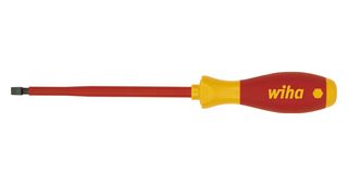 WIHA 00824 Screwdriver, Slotted, 4.5 mm Bit, 125 mm Blade, 236 mm OAL