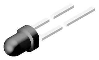 VISHAY VSLB4940 Infrared Emitter, 940 nm, 22 °, T-1 (3mm), 65 mW/Sr, 15 ns, 15 ns