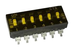 CTS 219-8MSTR DIP / SIP Switch, 8 Circuits, Slide, Surface Mount, SPST, 50 V, 100 mA