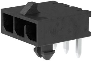 MOLEX 215760-1005 Pin Header, Wire-to-Board, 3 mm, 1 Rows, 5 Contacts, Through Hole Right Angle