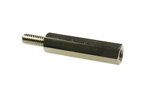 MULTICOMP PRO MP008185 Standoff, Brass, M2.5, Hex Male-Female, 17 mm, 23 mm