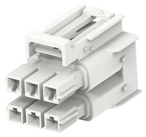 TE CONNECTIVITY 1-2336229-6... Connector Housing, Power Versa-Lock, Plug, 6 Ways, 5 mm