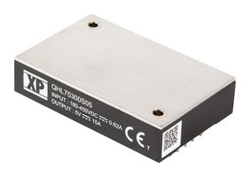 XP POWER QHL75300S05 Isolated Through Hole DC/DC Converter, Quarter Brick, 2.5:1, 75 W, 1 Output, 5 V