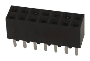 TE CONNECTIVITY - AMP 5-534998-7 PCB Receptacle, Board-to-Board, 2.54 mm, 2 Rows, 14 Contacts, Through Hole Mount, AMPMODU Mod IV