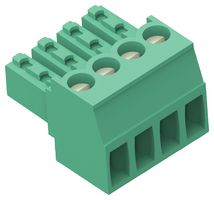 TE CONNECTIVITY - BUCHANAN 284506-5 Pluggable Terminal Block, 3.5 mm, 5 Ways, 30 AWG, 14 AWG, Screw