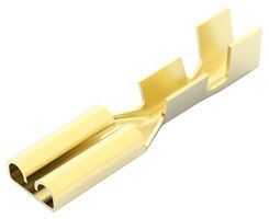 TE CONNECTIVITY - AMP 63705-1 Quick Disconnect Terminal, FASTON 125, Female Quick Disconnect, 3.18mm x 0.51mm, 0.125” x 0.02”