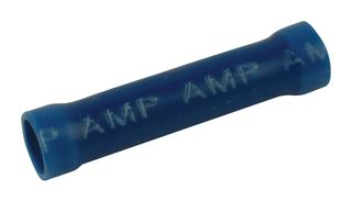 TE CONNECTIVITY - AMP 2-34071-1 Butt Splice, Blue, PLASTI-GRIP, 16 AWG, 14 AWG, 2 mm², Vinyl