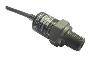 TE CONNECTIVITY M3031-000005-100PG Pressure Transmitter, Gauge, NPT, 0 psi, 100 psi, 1/4"-18, Cable