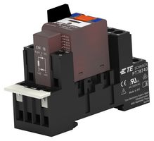 TE CONNECTIVITY - SCHRACK 4-1415075-1 Power Relay, 4PDT, 230 VAC, 6 A, PT Series, DIN Rail, Non Latching