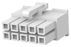 AMP - TE CONNECTIVITY 1-1586019-0 Connector Housing, VAL-U-LOK, Receptacle, 10 Ways, 4.2 mm, AMP VAL-U-LOK Series Contacts