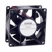 NMB TECHNOLOGIES 09238RA-24P-EA-D0 DC Axial Fan, 24 V, Square, 92 mm, 38 mm, Ball Bearing, 141.2 CFM