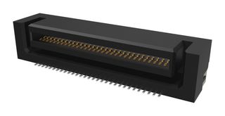 AMPHENOL COMMUNICATIONS SOLUTIONS B4071B7L111260E100 Mezzanine Connector, Receptacle, 0.8 mm, 2 Rows, 60 Contacts, Surface Mount Right Angle