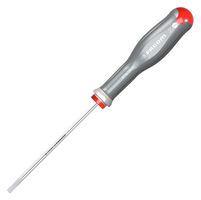 FACOM AT4X100ST Screwdriver, Slotted, 100 mm Blade, 4 mm Tip, 209 mm Overall, PROTWIST Series