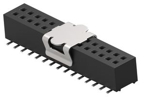 TE CONNECTIVITY 1MM-R-D15-VS-00-F-TBP PCB Receptacle, Board-to-Board, 1 mm, 2 Rows, 30 Contacts, Surface Mount Straight