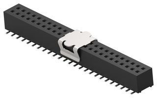 TE CONNECTIVITY 1MM-R-D25-VS-00-F-TBP PCB Receptacle, Board-to-Board, 1 mm, 2 Rows, 50 Contacts, Surface Mount Straight