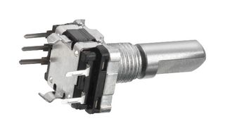 WURTH ELEKTRONIK 482020514001 Rotary Encoder, Mechanical, Incremental, 20 PPR, 20 Detents, Vertical, With Push Switch