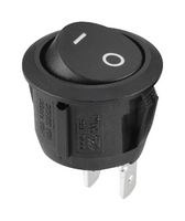 WURTH ELEKTRONIK 471002268142 Rocker Switch, SPST, Non Illuminated, Panel Mount, Black, WS-RSTV Series
