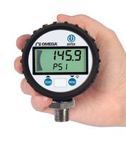 OMEGA DPG8001-5K Digital Pressure Gauge, 5000 psi, -20 °C to 60 °C, 0.25% Accuracy, 1/4" MNPT