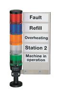 WERMA 96000005 Indication Board, Signal Indicator, Aluminium, KombiSIGN 50 Series