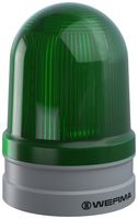 WERMA 26221070 Beacon, Blink/Continuous/TwinLight, Green, 120 mm x 173 mm, 24 V, Push-In, EvoSIGNAL Maxi Series