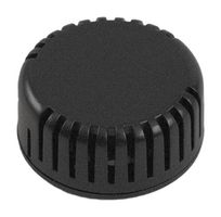 HAMMOND 1551V11BK Plastic Enclosure, Round, Wall Mount, ABS, 20 mm, 45 mm, IP30