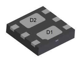 DIODES INC. DMN3055LFDBQ-7 Dual MOSFET, N Channel, 30 V, 30 V, 5 A, 5 A, 0.04 ohm