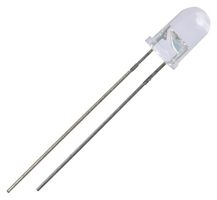 MULTICOMP PRO MP008536 LED, Amber, Through Hole, T-1 3/4 (5mm), 20 mA, 2 V, 605 nm