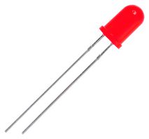 MULTICOMP PRO MP008544 LED, Red, Through Hole, T-1 3/4 (5mm), 20 mA, 2 V, 623 nm