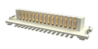 AMPHENOL COMMUNICATIONS SOLUTIONS 10162582-1134131LF Mezzanine Connector, Header, 1 mm, 2 Rows, 31 Contacts, Surface Mount Straight, Copper Alloy