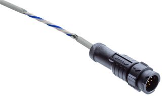 AMPHENOL LTW AD-02BMMM-QL8P01 Sensor Cable, SPE Plug, Free End, 2 Positions, 1 m, 3.3 ft, X-Lok Series