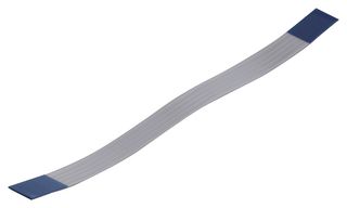 MOLEX 15267-0249 FFC / FPC Cable, 10 Core, 1 mm, Same Sided Contacts, 3 ", 76 mm, White