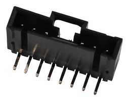 MOLEX 70553-0042 Pin Header, Wire-to-Board, 2.54 mm, 1 Rows, 8 Contacts, Through Hole Right Angle, SL 70553 Series