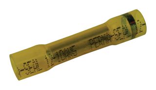 MOLEX 19164-0077 Butt Splice, Yellow, Perma-Seal 19164 Series, 16 AWG, 10 AWG, NiAc