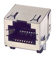 MOLEX 43860-0005 Modular Connector, Modular Jack, 1 x 1 (Port), 6P6C, Cat3, Panel Mount, Through Hole Mount