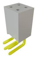SAMTEC SSW-112-02-G-S-RA PCB Receptacle, Board-to-Board, 2.54 mm, 1 Rows, 12 Contacts, Through Hole Mount Right Angle