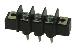 MOLEX 38721-6703 PCB Mount Barrier Terminal Block, 9.53 mm, 1 Row, 3 Ways, 24 AWG, 12 AWG, 25 A