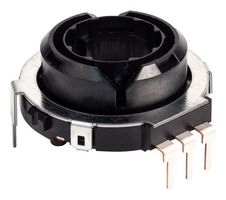 BOURNS PER231-P19-N0010 Rotary Encoder, Mechanical, Incremental, 10 PPR, 20 Detents, Vertical, Without Push Switch