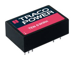 TRACO POWER TEN 6-11023WIRH Isolated Through Hole DC/DC Converter, ITE & Railway, DIP, 4:1, 6 W, 2 Output, 15 V