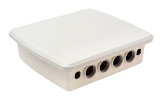 MULTICOMP PRO MPGTT-GLB-A3600-PL-M-SA KIT Enclosure, IP67 Outdoor, GLB Aluminium Alloy, 6 X RF Ports, 4 M25 I/O Data Ports, Plastic Lid