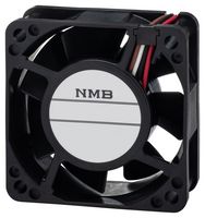NMB TECHNOLOGIES 06025VA-12Q-AU-03 DC Axial Fan, 12 V, Square, 60 mm, 25 mm, Ball Bearing, 39.2 CFM