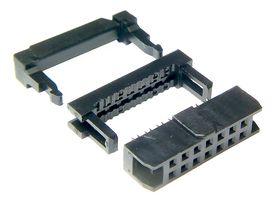 MULTICOMP PRO MP008718 IDC Connector, IDC Receptacle, Female, 2 mm, 2 Row, 14 Contacts, Cable Mount
