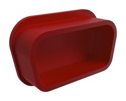 AMPHENOL COMMUNICATIONS SOLUTIONS 70523CLF Dust Cap / Cover, Dust Cap, 9 Position D-Sub Receptacle Connectors, PP (Polypropylene) Body