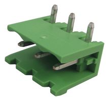 CAMDENBOSS CTB9350/3AO Terminal Block, Header, Plug, 5 mm, 3 Ways, 20 A, 320 V, Through Hole Right Angle