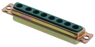 AMPHENOL COMMUNICATIONS SOLUTIONS DCM8W8SN D Sub Connector Housing, 8 Ways, D Sub, DC-8W8, DMW Series, Receptacle, Steel Body
