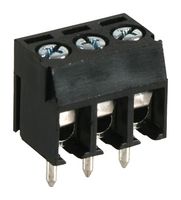 CAMDENBOSS CTB3051/3BK Wire-To-Board Terminal Block, 3.5 mm, 3 Ways, 1 mm², Screw