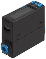 FESTO 8058469 Flow Sensor, Air & Gas, 0.2 to 10 l/min, 10bar, 22 to 26 VDC, 2 % O.M.V, 1 % FS Accuracy