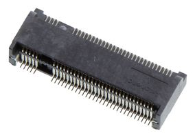 AMPHENOL COMMUNICATIONS SOLUTIONS MDT420M02001 Card Edge Connector, Dual Side, 67 Contacts, Surface Mount, Right Angle